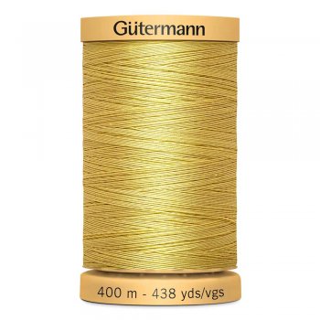 Bomullstråd 400 meter gul Gutermann