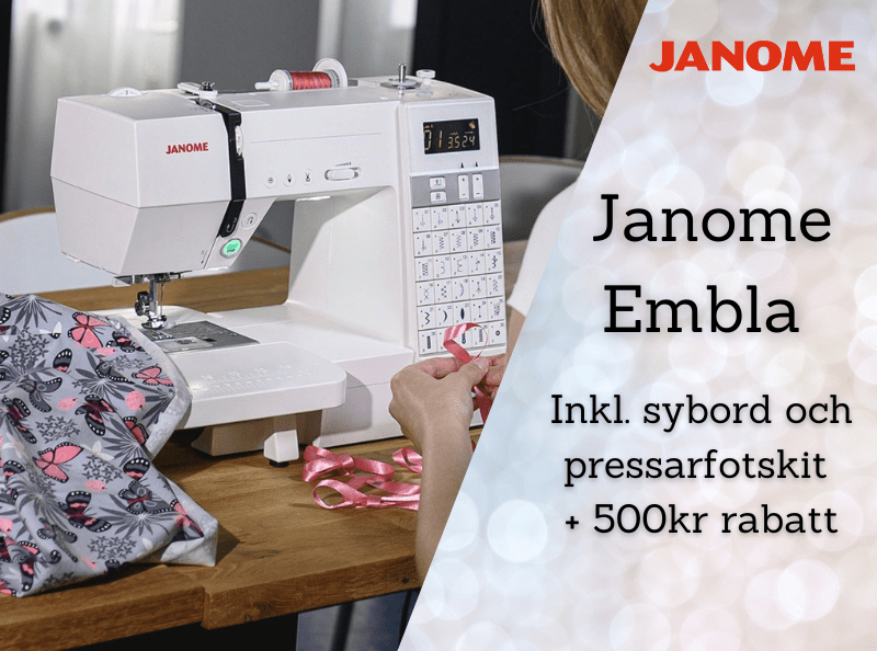 Janome Embla elektronisk symaskin kampanj